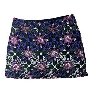 Tranquility by Colorado Clothing Mini Skirt Skort with Built in Shorts Small